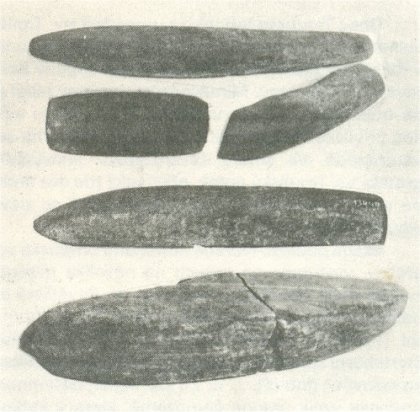 Neolitické kamenné nástroje z Troubska